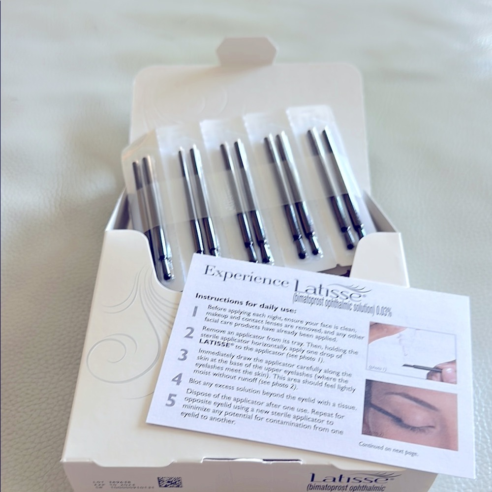70pcs of sealed and unopened small eyelash makeup brushes. Perfect for travel.